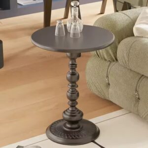 Round Vintage Iron Art Coffee Table