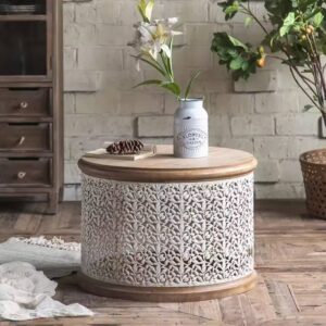 Loft Industrial Style Retro Round Table