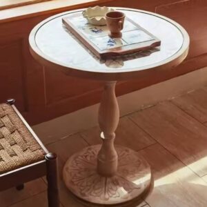 Moroccan Antique Corner Leisure Round Table